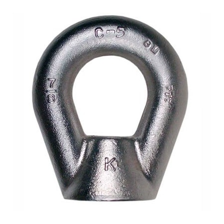 Ken Forging Oval Eye Nut, 7/8"-9 Thread Size, 1-11/32 in Thread Lg, 316 Stainless Steel EN-9-HD-316SS